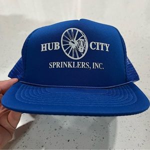 Vintage Maryland Blue Trucker Snapback 90s